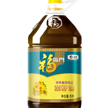 福临门5L纯正非转基因菜籽油 食用油中粮 香 中粮 包邮图2