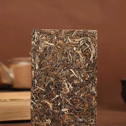 批发云南普洱茶黑茶 古树纯料 景迈古树茶250g砖茶现货图2