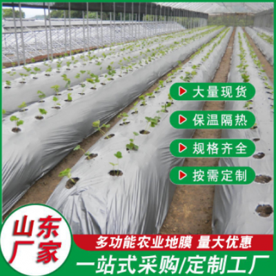 农用地膜大棚种植除草膜 反光膜黑白PE膜 农用银灰膜除草双色地膜