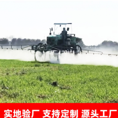 自走式水旱两用打药机 乘坐式四轮农田喷药车 小麦玉米水稻洒药车