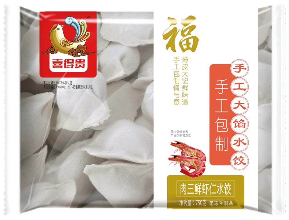金福750克肉三鲜虾仁水饺图1